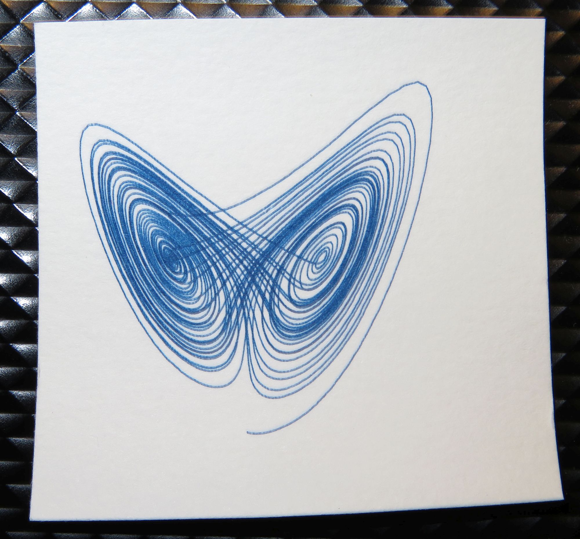 AxiDraw - UV laser exposing Cyanotype paper